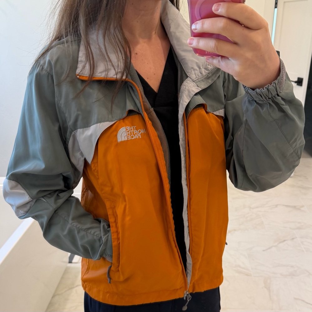 The North Face Orange & Gray Jacket